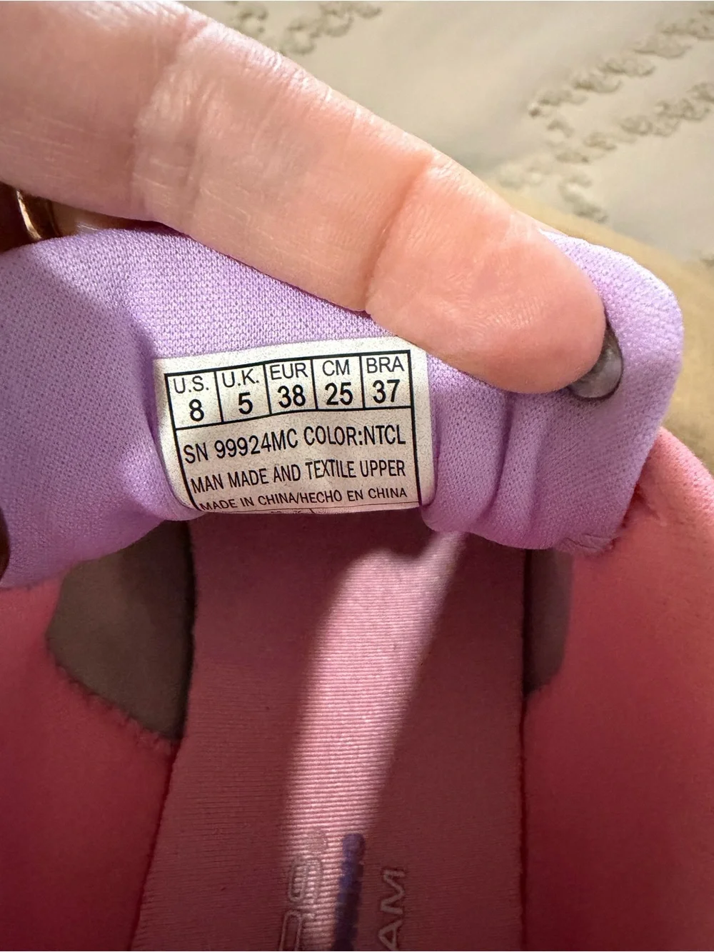 Skechers Women's Light Gray Sneakers with Pink Lining